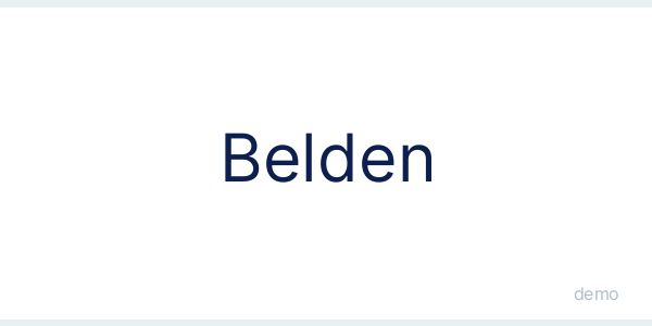 [DEMO] Bandeja para fibra optica Belden