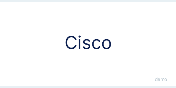 [DEMO] Bandeja para fibra optica Cisco