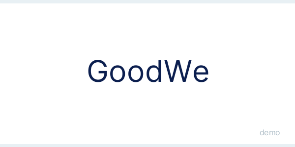 [DEMO] Estructura para techo inclinado GoodWe