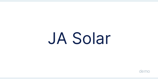 [DEMO] Estructura para techo inclinado JA Solar