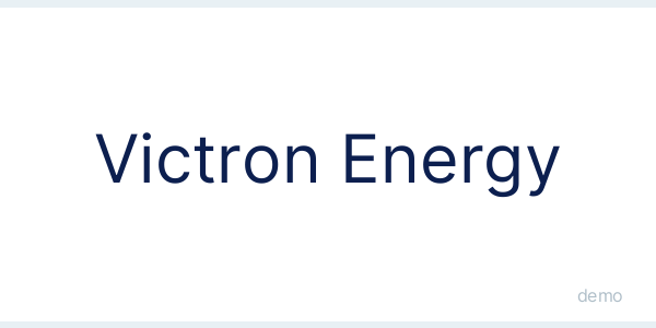 [DEMO] Estructura para techo inclinado Victron Energy