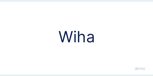 [DEMO] Atornillador inalambrico 18 V Wiha